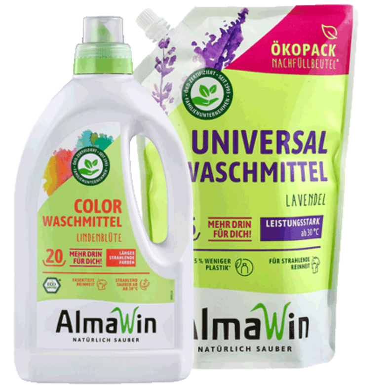 AlmaWin Waschmittel Color und Universal